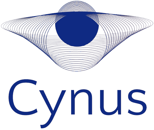 Company Cynus blue Logo